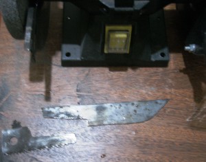 Изготовление ножа из мехпелы