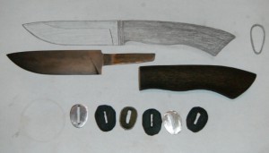 Составные части будущего ножа
