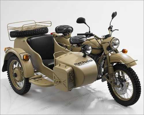 Отечественный мотоцикл Урал для пустыни