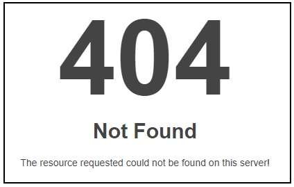 404! Ошибка