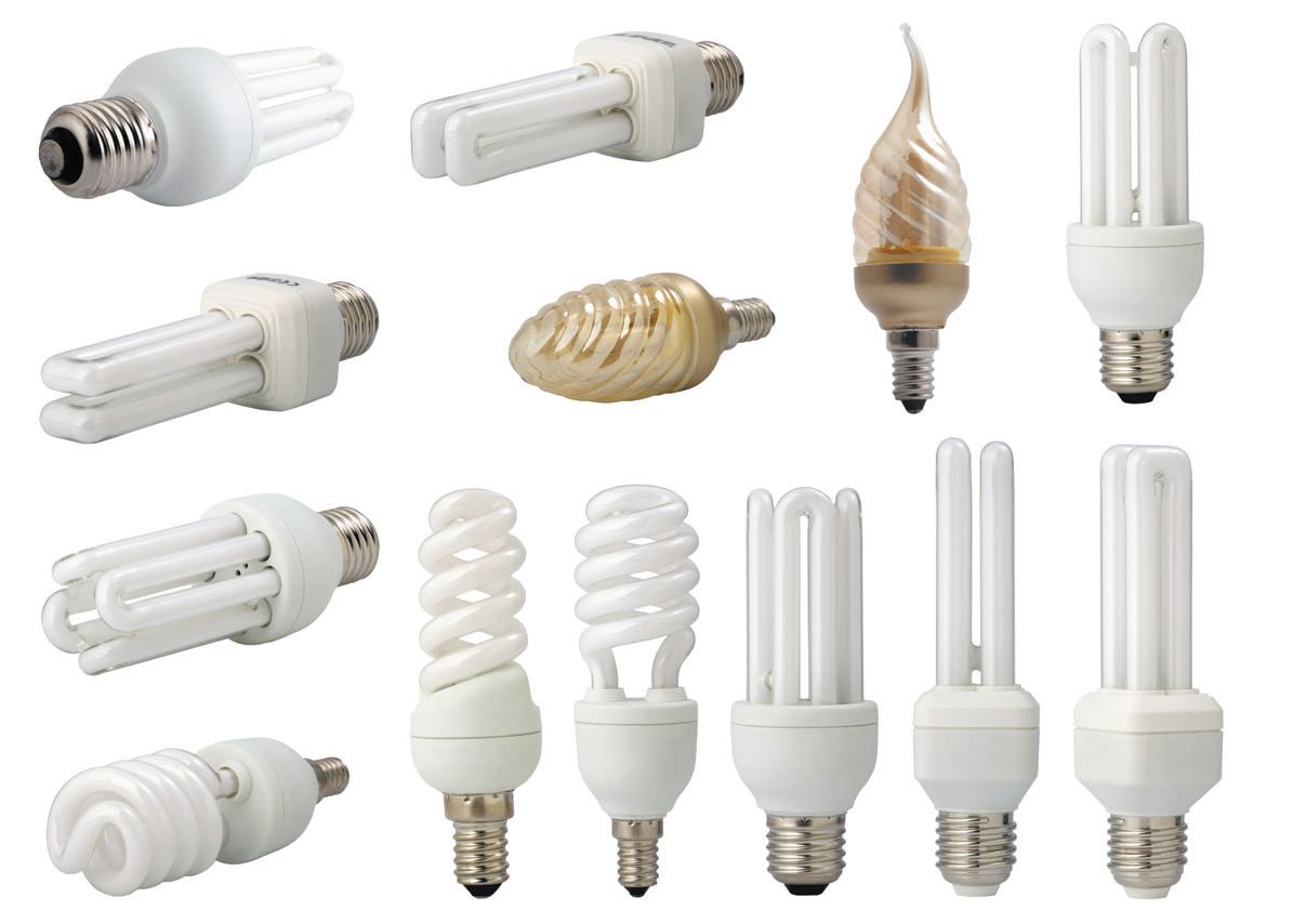 Замените лампы накаливания на энергосберегающие